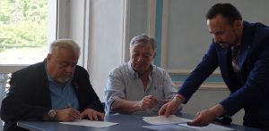 Подписание договора с федерацией Го